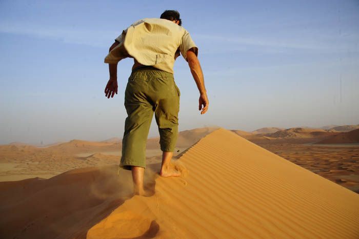 Trek dansd le désert de Sharqiyah Sands  Sultanat d'Oman
